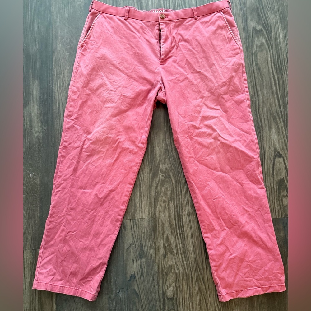 Men's pink Izod pants 38 waist men pastel